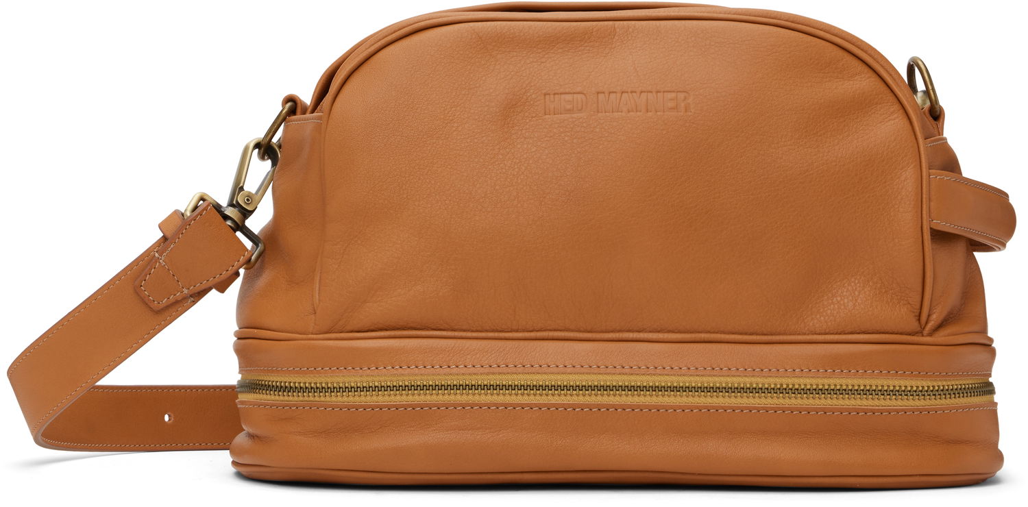 Cestovná taška HED MAYNER Hed Mayner Leather Travel Bag Hnedá | HMMA85012A-HA817, 0