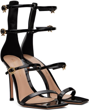 Tenisky a topánky Gianvito Rossi Uptown Heeled Sandals With Buckles Čierna | G61683.15RIC.VER, 3
