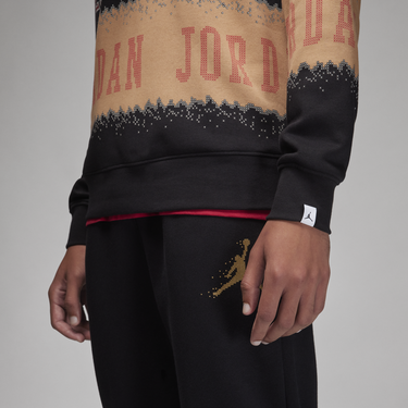 Mikina Jordan Essentials Holiday Fleece Crew Rôznofarebný | FD7463-687, 4