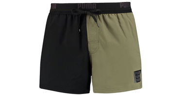 Plavky Puma Swim Colour Block Shorts Čierna | 701211025-001, 1