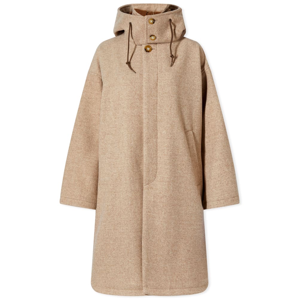 Kabáty BEAMS Beams Boy PEMEL Dutch Hooded Coat Béžová | 13-19-0017-195-20, 0