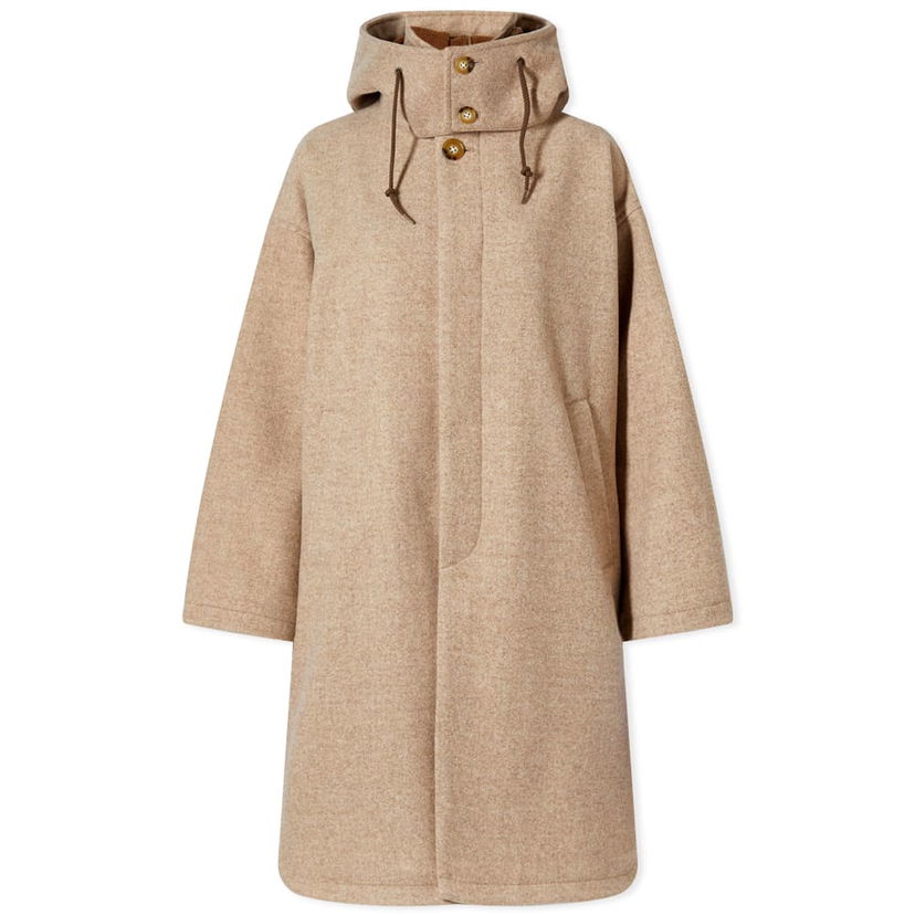 Kabáty BEAMS Beams Boy PEMEL Dutch Hooded Coat Béžová | 13-19-0017-195-20