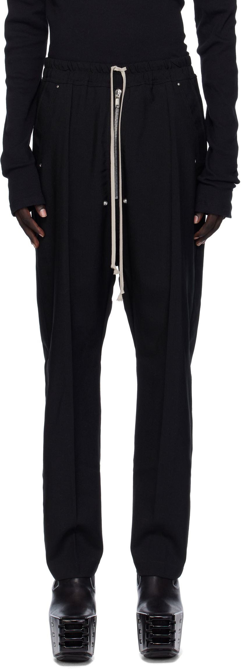Nohavice Rick Owens Rick Owens Concordians Bela Trousers Čierna | RU02E1361 WGP
