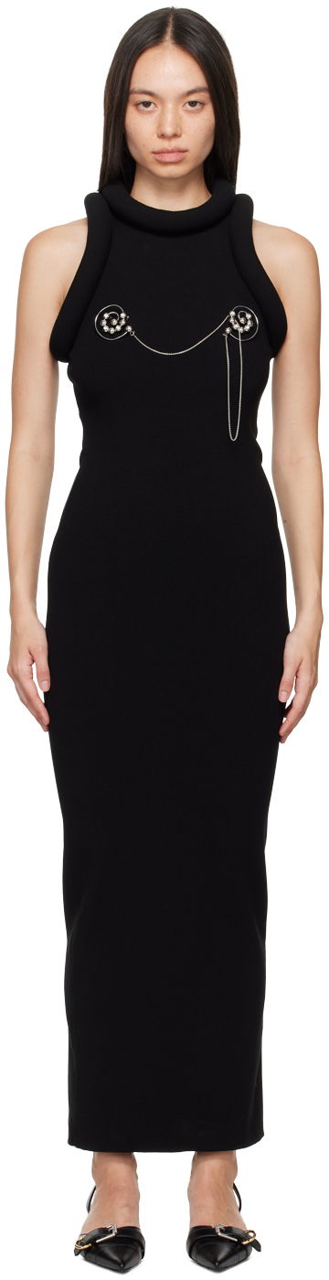 Šaty Jean Paul Gaultier Gaultier 'The Long 3D' Maxi Dress Čierna | 24/30-F-RO238-M077-00, 0