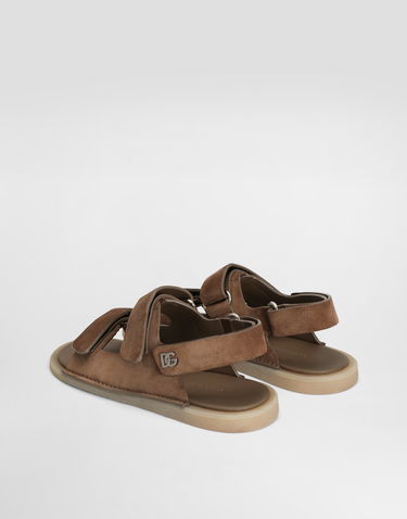 Doplnky Dolce & Gabbana Dolce & Gabbana Suede Sandals Hnedá | A80492AT44180024, 2