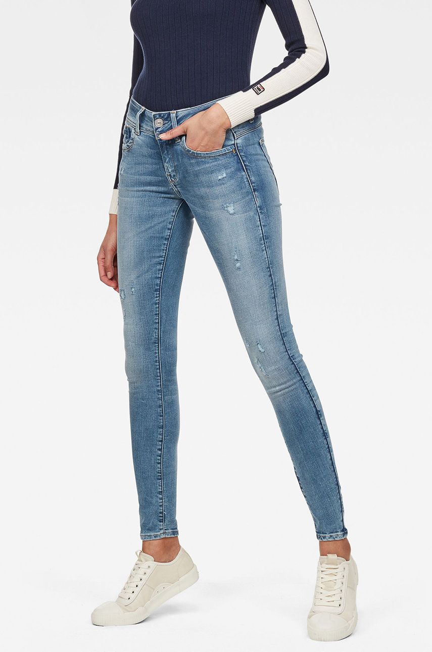 Džínsy G-Star Raw ® Arc 3D Low Boyfriend Jeans Modrá | D06333.9136.1243, 0