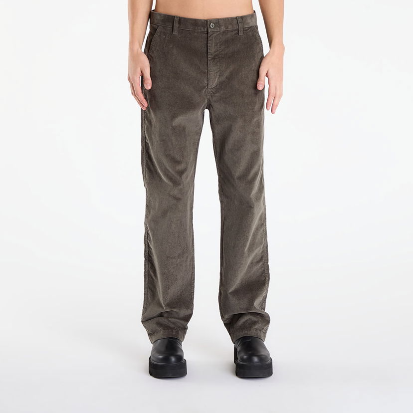 Nohavice CALVIN KLEIN 90S Straight Corduroy Pants W35/L32 Hnedá | LV04RD605G PAR