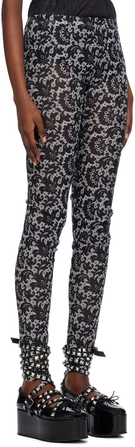 Legíny Comme des Garçons Comme Des Garçons Printed Leggings Čierna | TL-T026-051, 1