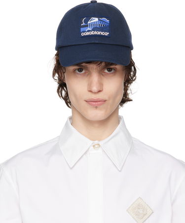 Šiltovka Casablanca Casablanca Greek Temple Cap Navy | APS25-HAT-002-03, 0