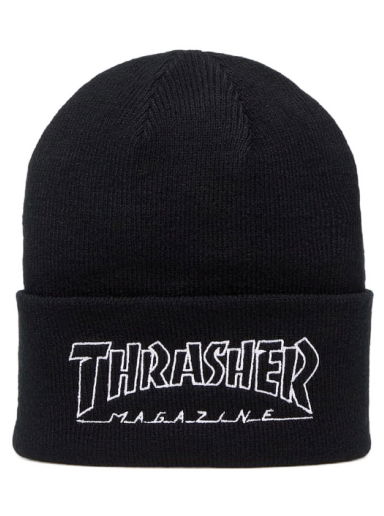 Kulicha Thrasher Outlined Logo Beanie Čierna | 145083