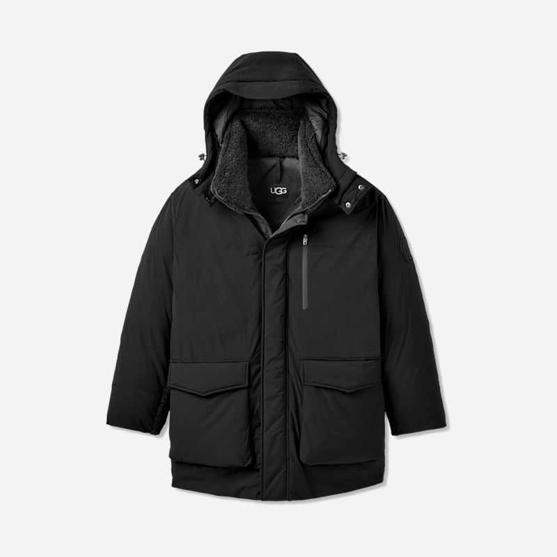 Parka UGG Eamon Down Parka Polyester Čierna | 1171454-BLK, 0