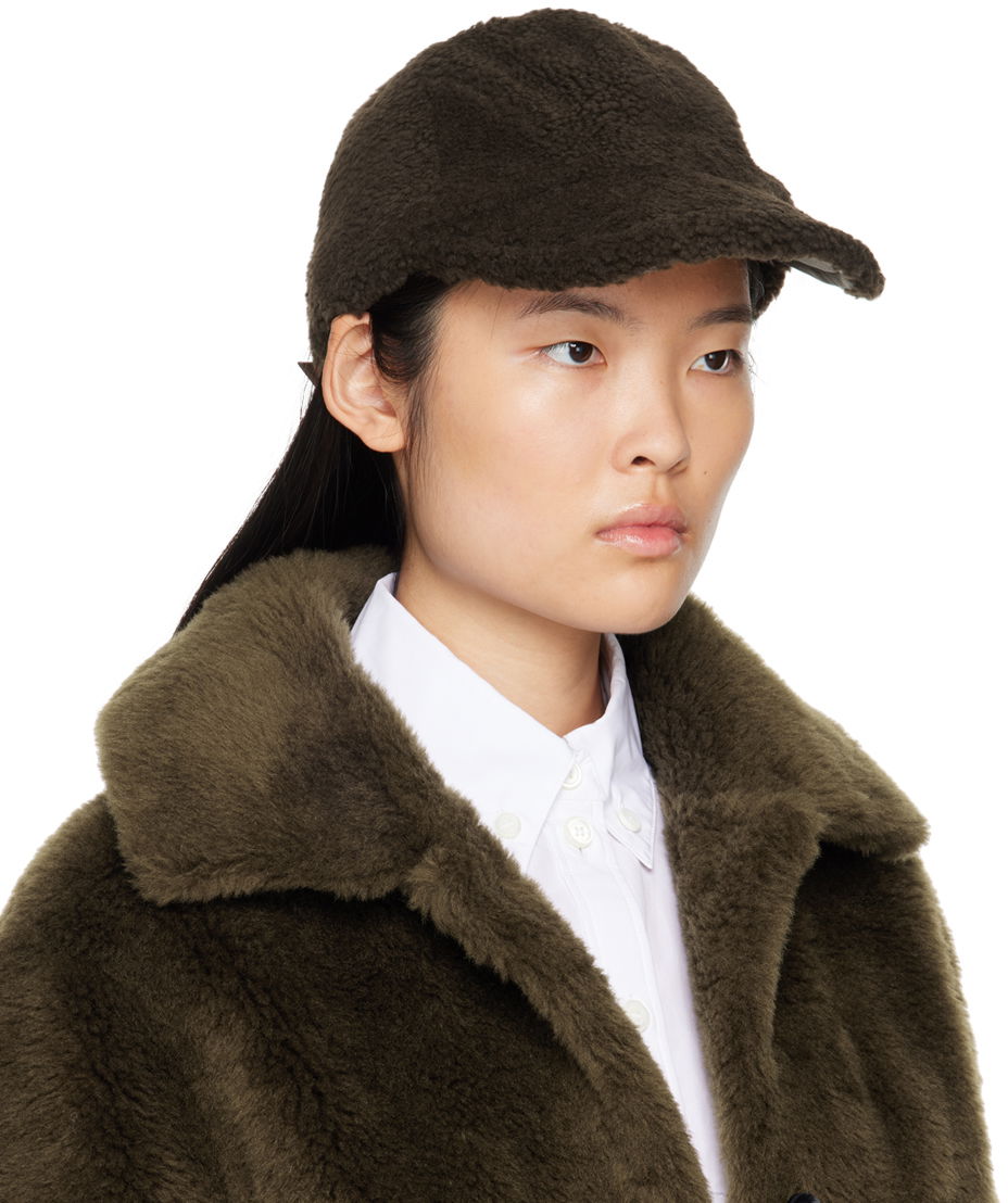 Klobúk Yves Salomon Shearling Cap Hnedá | 24W23WAA157XXMECL, 1