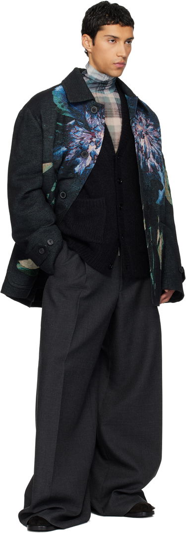 Kabáty Dries Van Noten Dries Van Noten Floral Jacquard Coat Rôznofarebný | 252-020238-2137, 3