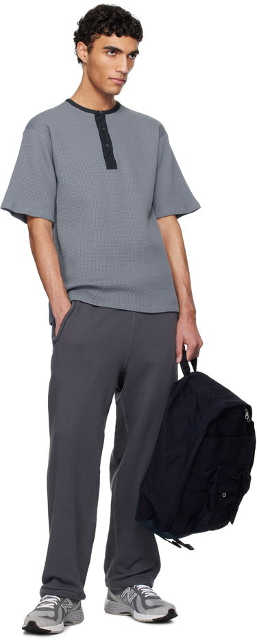 Tričko NANAMICA Nanamica Henry Neck Thermal Sweat Henley Šedá | S25SH104U, 3