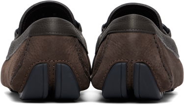 Tenisky a topánky FERRAGAMO Salvatore Ferragamo Gancini Ornament Driver Loafers Hnedá | 784300, 1