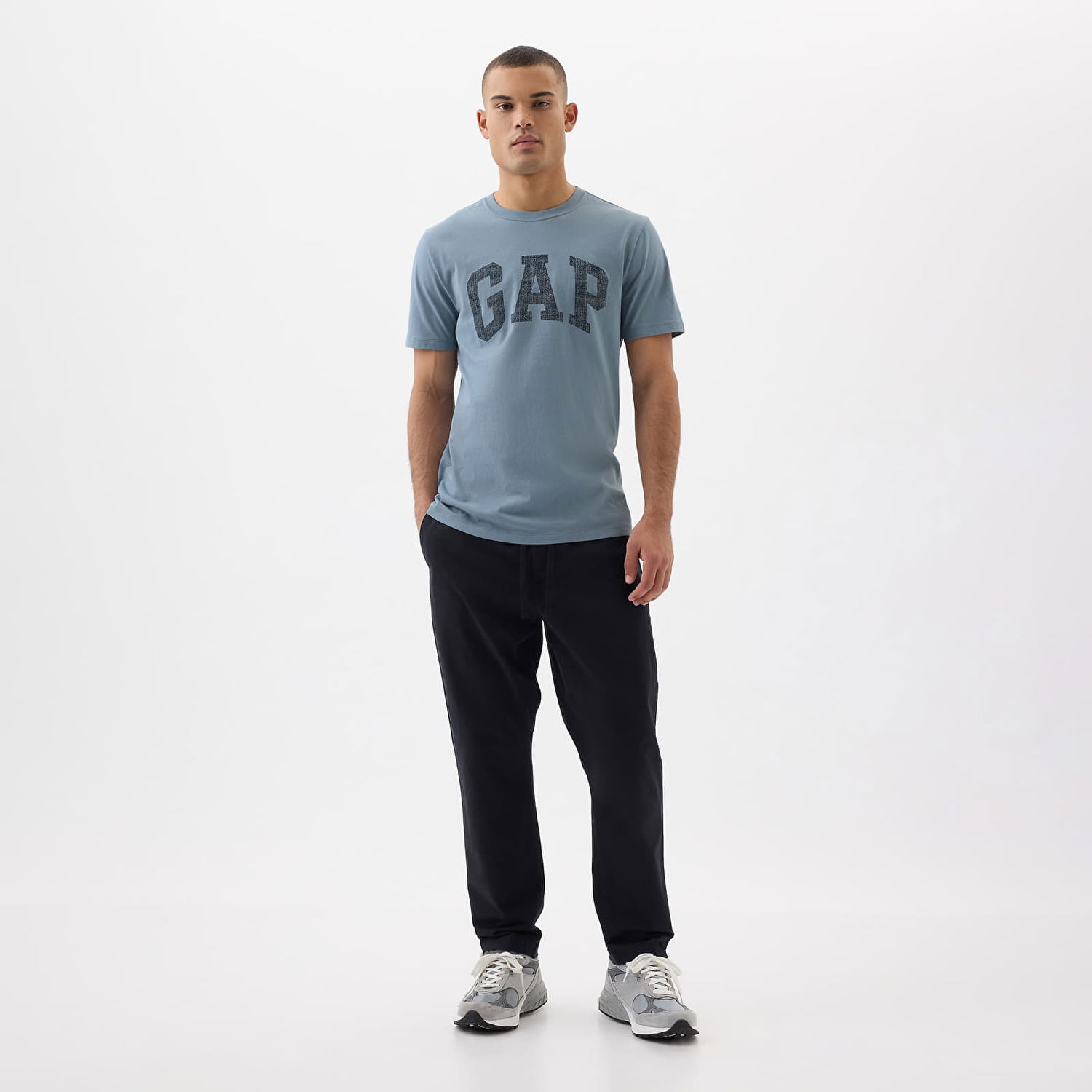 Tričko GAP Graphic Logo Tee New England Sky Modrá | 866680-02, 1