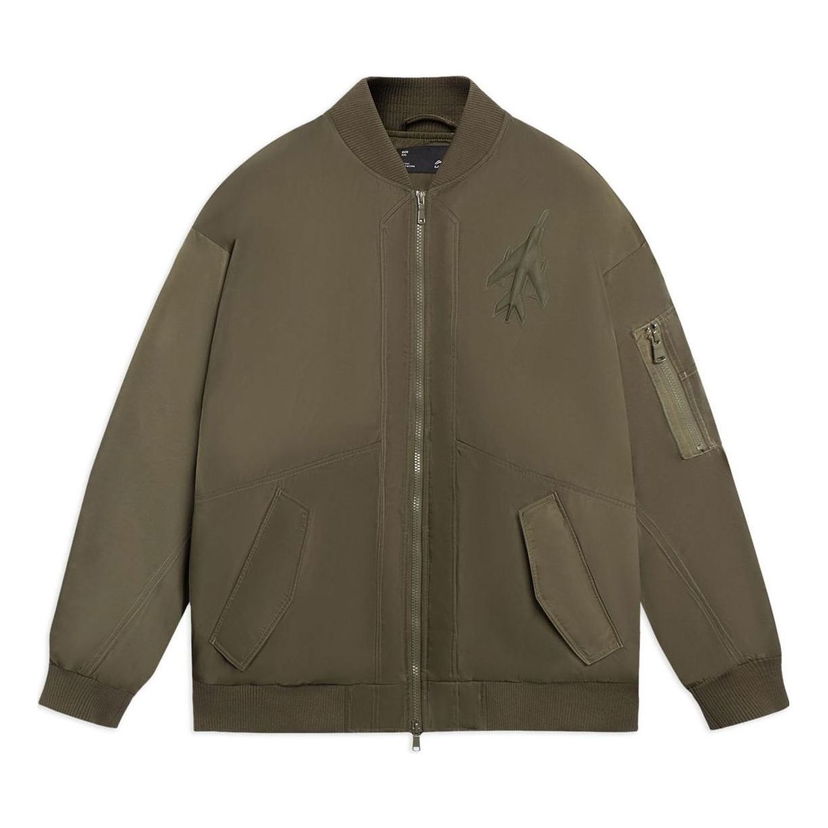 Bomber bunda Li-Ning Logo Bomber Jacket Zelené | AYMS407-1