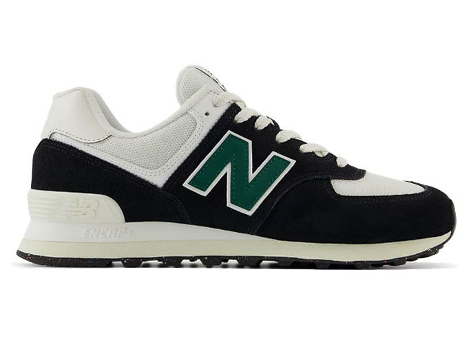 Tenisky a topánky New Balance 574 Black White Marsh Green Čierna | U574RBG, 0