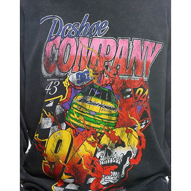 Sveter DC DC Throwback 94 Crew Sweatshirt Čierna | ADYSF03129-BAC, 1