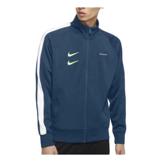 Bunda Nike Sportswear Swoosh Jacket Modrá | CJ4885-499