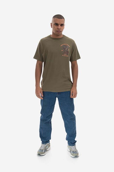 Tričko Maharishi U.A.P. Embroidered T-shirt Zelené | 4093.OLIVE, 1