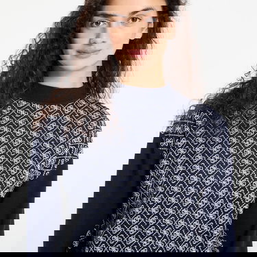 Sveter GUESS Long Sleeve Mock Neck Aubrey 4G Sweater Navy | W5BR23Z3JD2-FBDI, 1