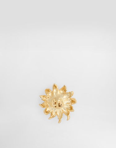 Spona Dolce & Gabbana Sartoria Floral Brooch With Rhinestones Žltá | WPS1F6W1111ZOO00, 2