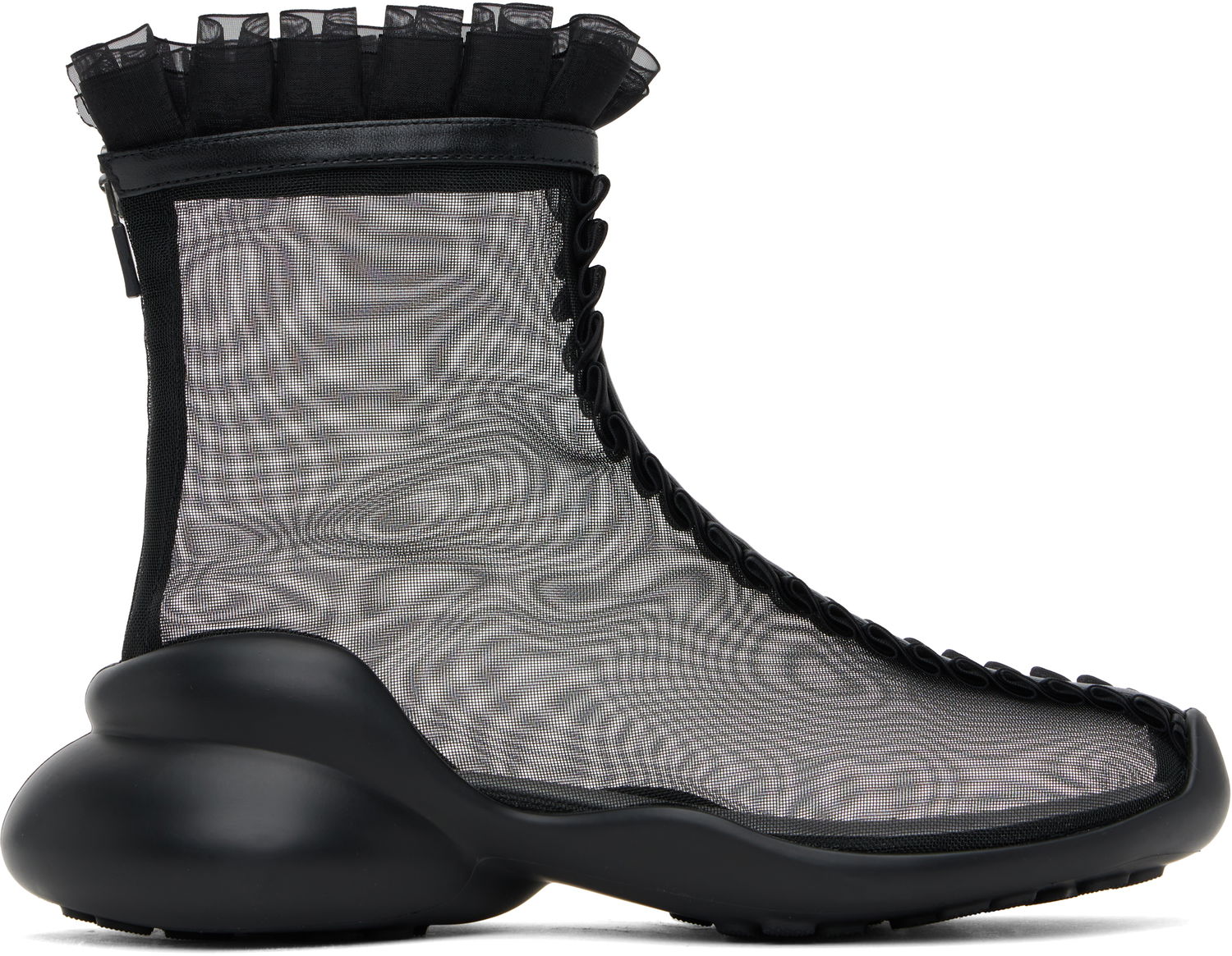 Šaty Collina Strada Collina Strada FCTRY LAb Edition RUFL Boots Čierna | YY1001, 0
