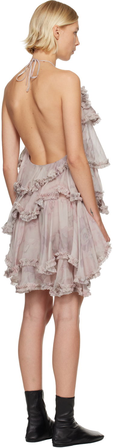 Šaty Collina Strada Forget-Me-Not Halter Ruffled Minidress Rôznofarebný | XX4462, 2