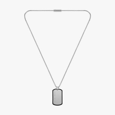 Náhrdelník BOSS Dog Tag Necklace Metalická | 1580050, 1