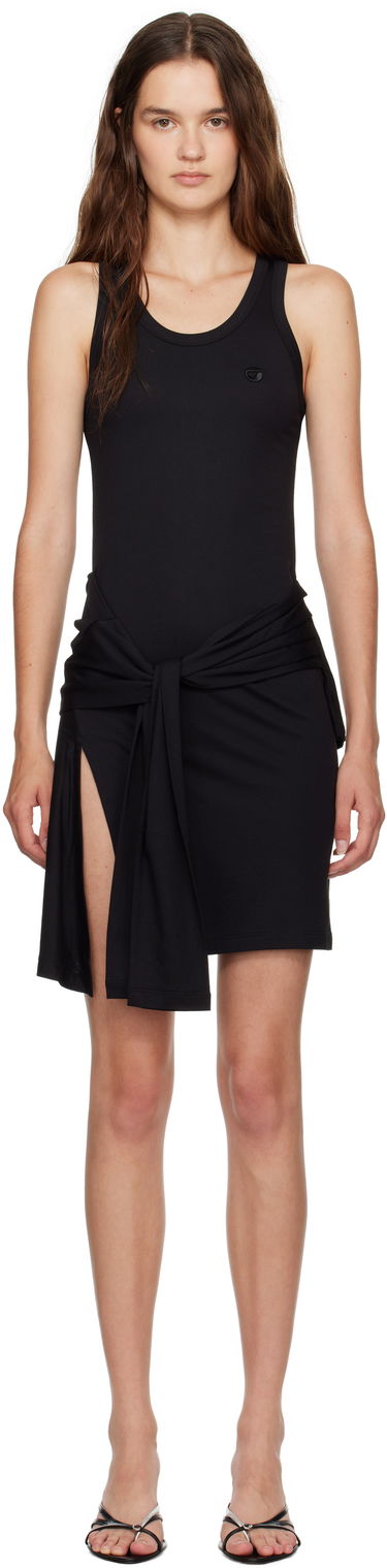 Šaty Coperni Coperni Knotted Jersey Minidress Čierna | COPJS160F5009, 0