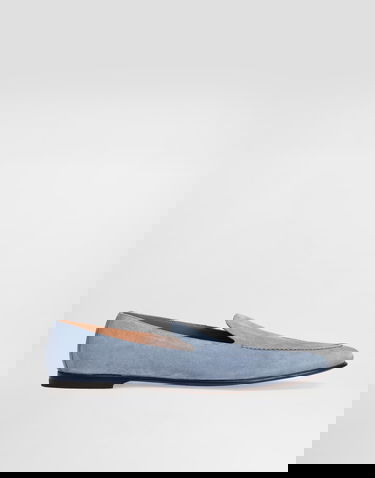 Doplnky Dolce & Gabbana Dolce & Gabbana Split Calfskin Slippers Modrá | A50716AT44180675, 0