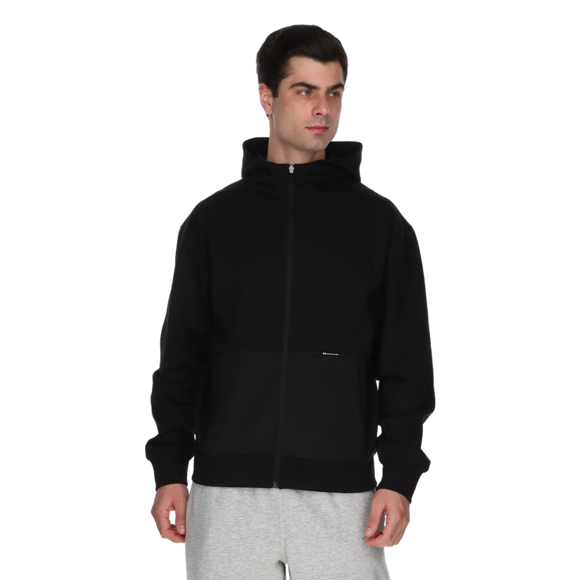 Mikina Champion Full Zip Hoodie Sweatshirt Čierna | 221148-KK001