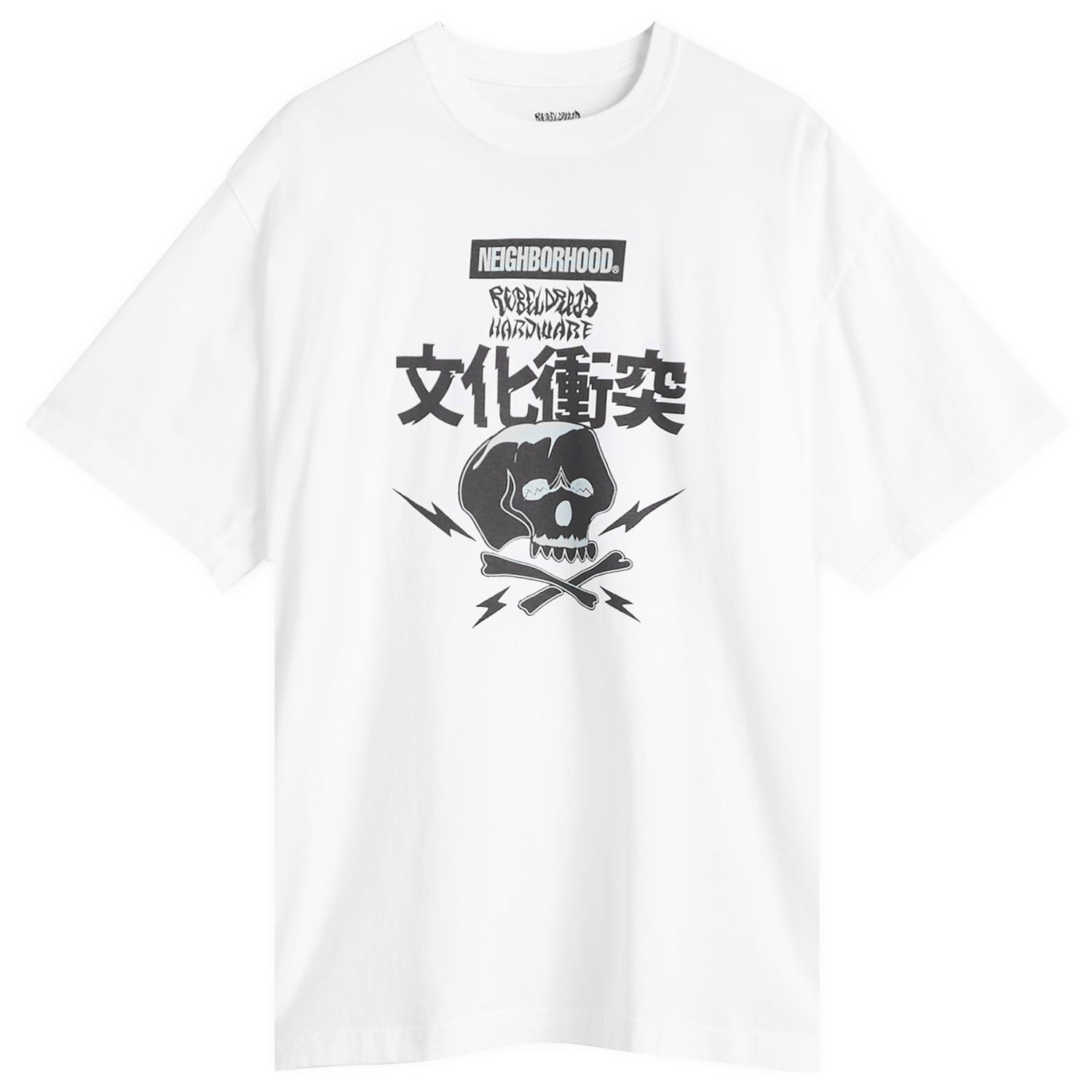 Tričko Neighborhood Men's Rebel Dread Hardware T-Shirt Size Small Biela | 242PCDRN-ST03S-WHT, 1