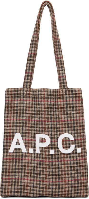 Tote bag A.P.C. Lou Houndstooth Tote Rôznofarebný | WVBEJ-M61442, 0