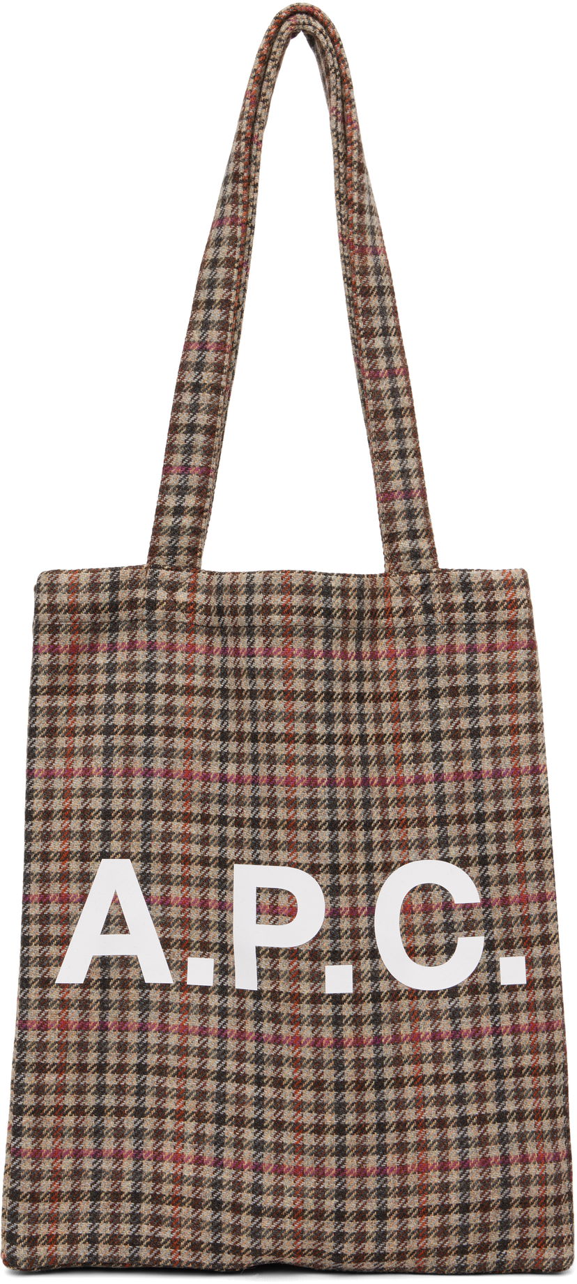 Tote bag A.P.C. Lou Houndstooth Tote Rôznofarebný | WVBEJ-M61442