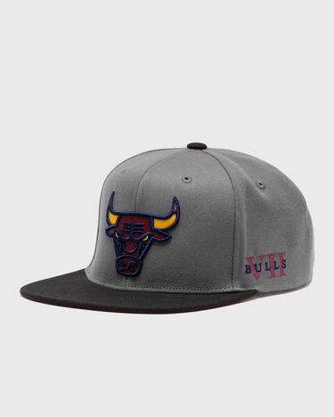 Šiltovka Mitchell & Ness NBA CORE VII SNAPBACK CHICAGO BULLS Šedá | HHSS6750-CBUYYPPPGYBK, 0