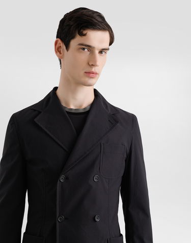 Bunda Dolce & Gabbana Dolce & Gabbana Double-breasted Portofino Canvas Jacket Navy | G2VG5TFUUDDN0000, 1