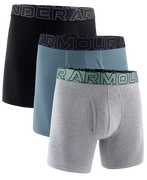 Under Armour Solid 6" Boxer Shorts, 3-Pack
