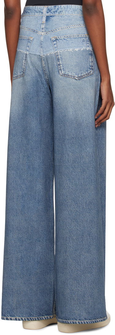 Džínsy rag & bone Sofie Wide Leg Jeans Modrá | WCW23H70018201, 2