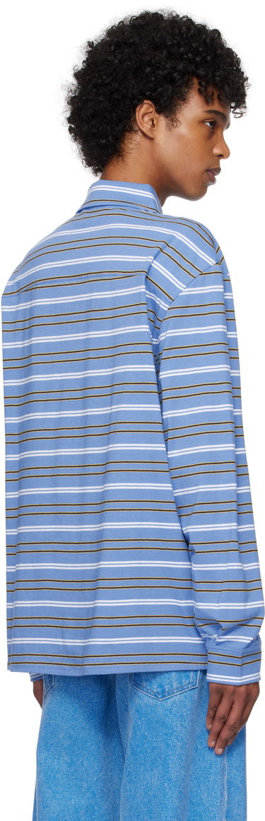 Polo tričko Marni Long Sleeved Striped Polo Rôznofarebný | POMU0042S0 UTC452, 2