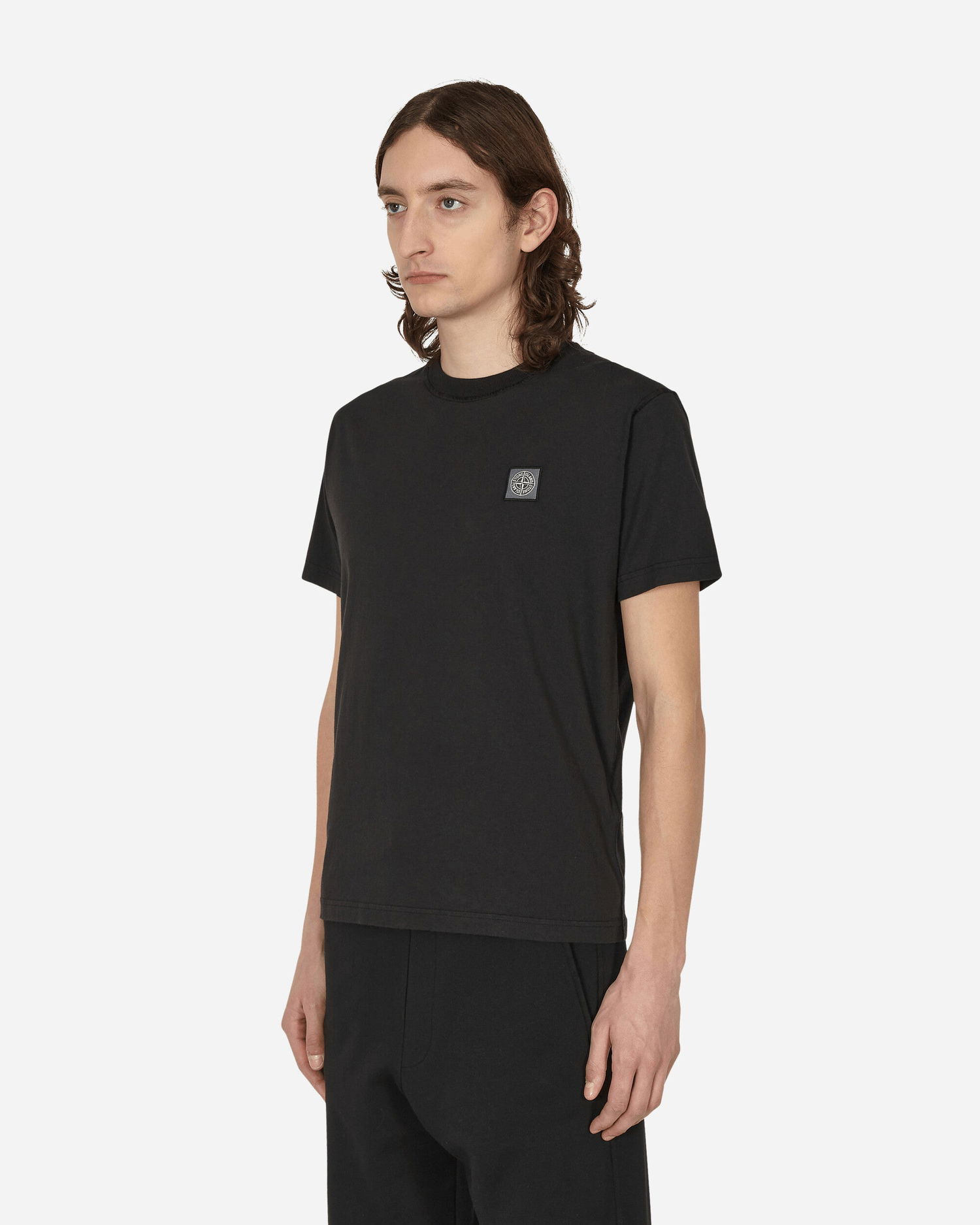 Tričko Stone Island Garment Dyed Logo T-Shirt Čierna | MO101523757 A0029, 1