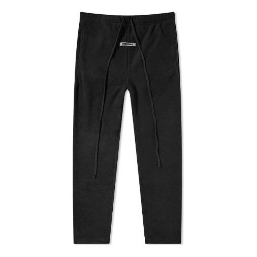 Tepláky Fear of God Fear of God Essentials Polar Fleece Pants Čierna | FOG-SS20-280