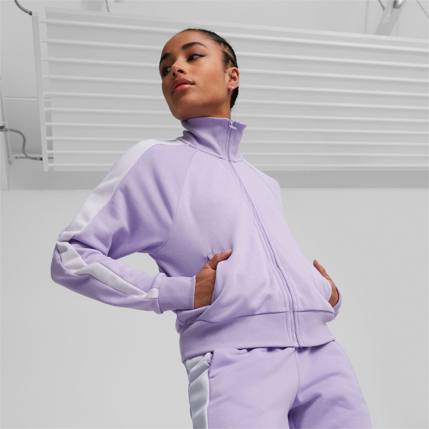 Bunda Puma Iconic T7 Track Jacket Fialová | 530079_25, 1