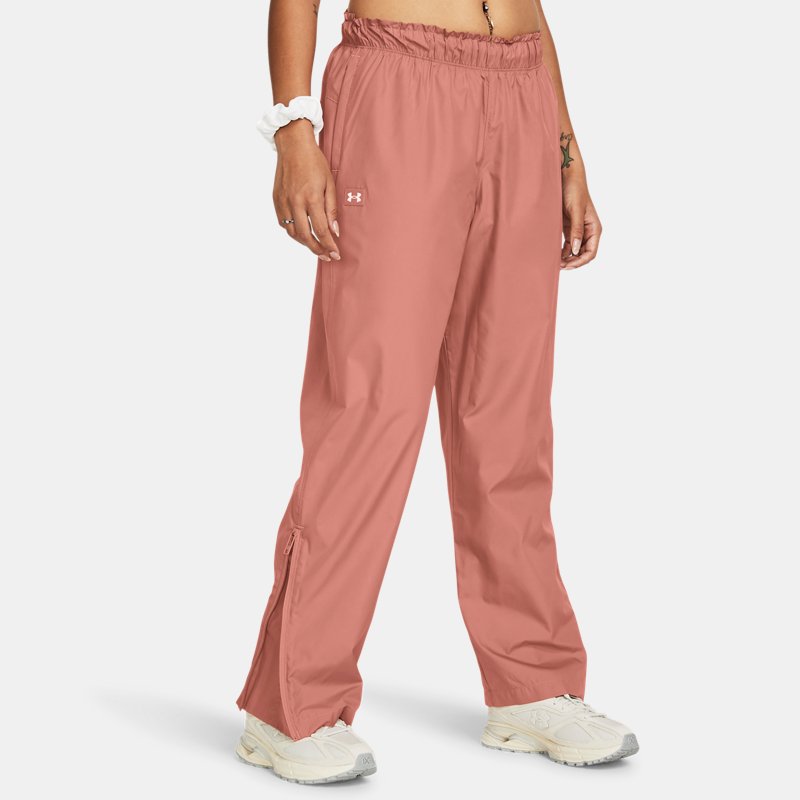 Nohavice a džínsy Under Armour Vanish Elite Gewebte Hose in Übergröße für Damen Canyon Rosa / Canyon Rosa Béžová | 1382739-696, 0