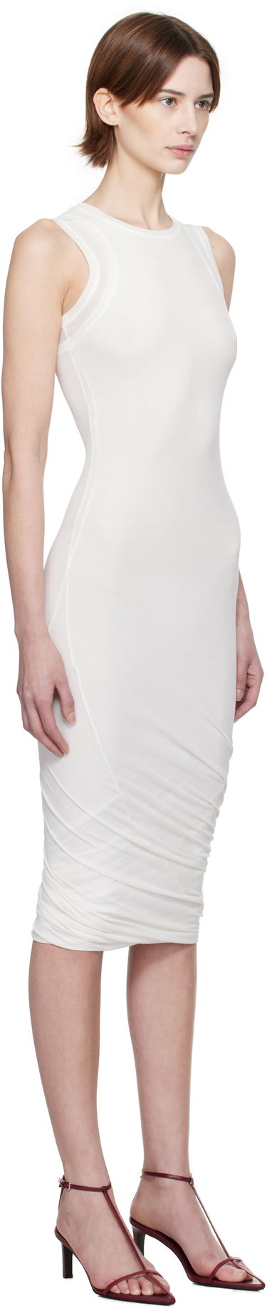 Šaty Jil Sander Jil Sander Sleeveless Twisted Midi Dress Biela | J02CT0505_J20249, 1