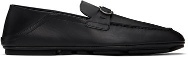 Tenisky a topánky FERRAGAMO Ferragamo Hybrid Gancini Ornament Loafers Čierna | 778863, 0