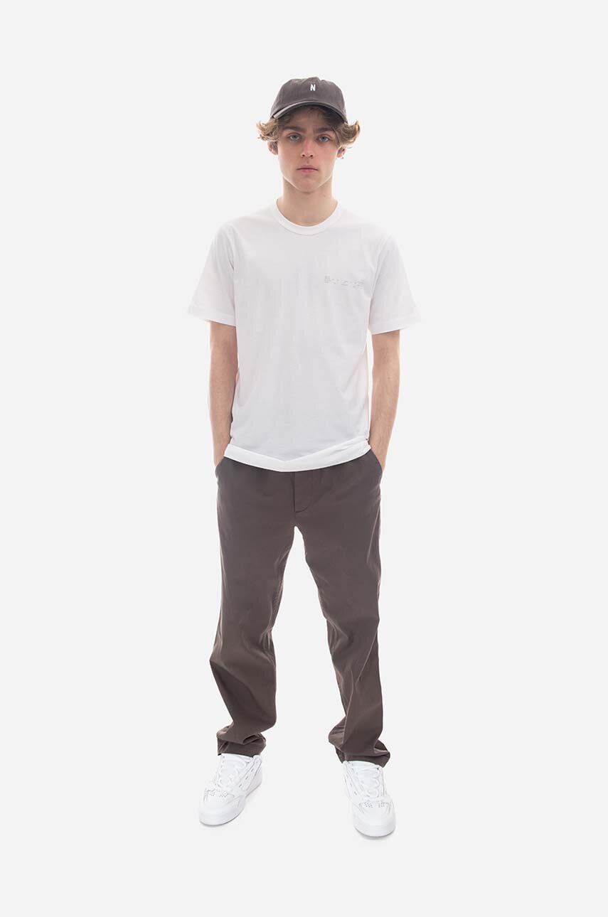 Tričko NORSE PROJECTS T-Shirt With Print Biela | N01.0640.0001, 1