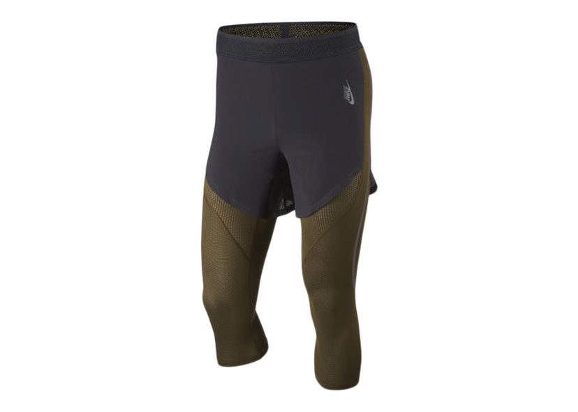 Legíny Nike Lab Essentials Flex Pro Training Leggings Black/Dark Loden Čierna | 898310-010