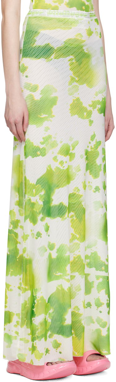 Sukňa Ottolinger Ottolinger Exclusive Tie-Dye Maxi Skirt Zelené | 101317, 1